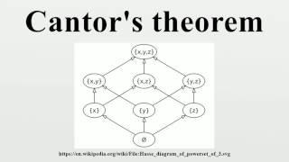 Cantor's theorem