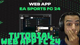 TUTORIAL DE COMO ENTRAR NO WEB APP FC 24 #fc24 #ultimateteam #webapp