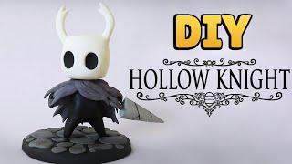 DIY: How to Make Hollow Knight Character - Cold Porcelain, Plastilina or Polymer Clay