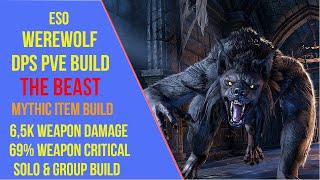 ESO Werewolf DPS PVE Build - The Beast - High Isle