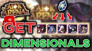 HOW TO GET OLD DIMENSIONALS as F2P. Garrisoned Mercenaries [AFK ARENA]