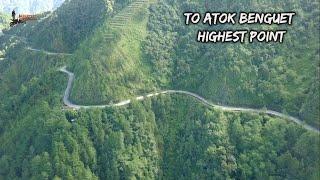 ONE OF THE TRANSFORMED DEADLIEST ROADS IN THE WORLD | HALSEMA HIGHWAY | HIGHEST POINT ATOK BENGUET