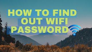 how to find out wifi password on windows 10 | 2020