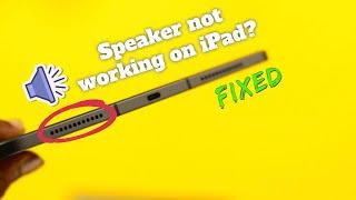 Speaker Not Working on iPad? - Fixed No Audio on iPad Pro/Air/Mini!