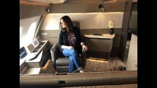 We look at the new Singapore Airlines A 380 First Class Suites - 2018