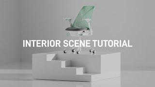 KeyShot: Minimal Interior Scene & Lighting Tutorial (My Render Weekly x Herman Miller Breakdown)