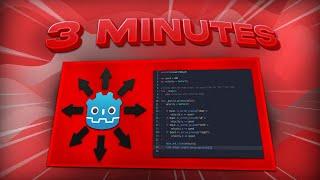 Top Down Movement in Godot in LESS THAN 3 MINUTES!
