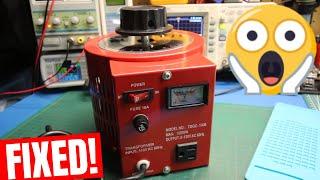 Variable Transformer (Variac) Review and Repair 