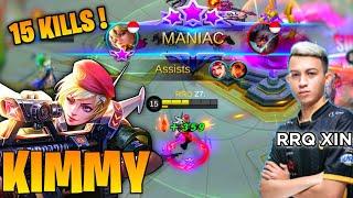 MANIAC! 15 Kill, Kimmy Insane Damage | By Z7. aka RRQ XIN - Mobile Legend