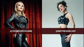 Femdom Dominatrix Mistress Blunt Interviews Mommy Domme of Sissies, Mistress Roxanne