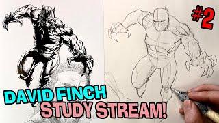 Learning From David Finch! #2 Live Sketchbook Drawing Practice!  *Draw Along*