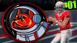 I MADE A NEW COLLEGE IN NCAA 14 FOOTBALL! Moon Space Frenchies Ep 1