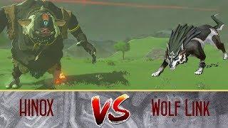 Breath of the Wild: Hinox vs Wolf | SwitchLife Games EPIC ZELDA BATTLE