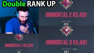 Tarik got DOUBLE Rank Up to IMMORTAL 3 in VALORANT