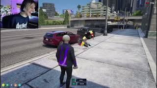 Offline Sykkuno Makes X Laugh | NoPixel GTA RP