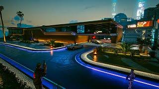 Cyberpunk 2077 | Luxury Millionaire Mansion | Night City Mansion