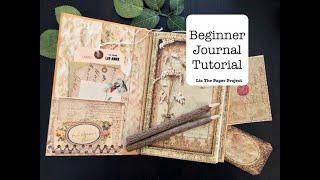 Beginner Envelope Junk Journal - No Sewing - Easy DIY Part 1 of 3 #lizthepaperproject #journalideas