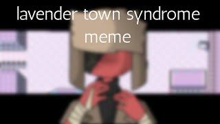 Lavender town syndrome meme (countryhuman)