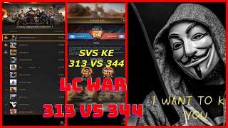 SVS KE 313 vs 344 LC WAR -Last Shelter Survival  @FearlessWarriorlss