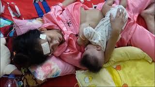 Mama Muda Lagi Menyusui Anaknya Part II | Young mom is breastfeeding