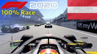 F1 2020 - 100% Race at Red Bull Ring in Albon's Red Bull