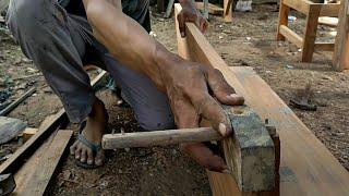 KUAT ATAU TIDAK...Ide Cerdas Tukang menyambung papan kayu dengan isian paku