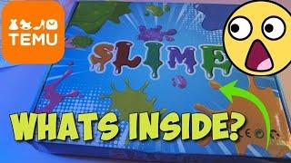 TEMU Slime Unboxing! Squishy Ice Cubes and Silent Soundless Ball! #temu #unboxing