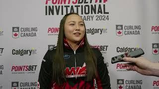 Media Scrum - Women's Final Four Draw 7 - 2024 PointsBet Invitational