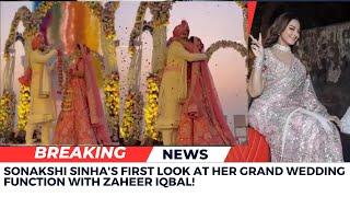 Sonakshi Sinha's First Look at her grand Wedding function with Zaheer Iqbal! | Bollywood News