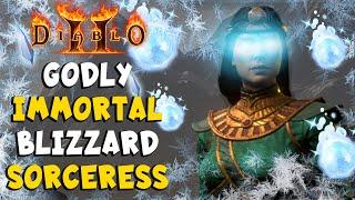 Godly Immortal Blizzard Sorceress Build Guide for Diablo 2 Resurrected / D2R