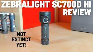 Zebralight SC700d Hi Review - Legendary Flashlight not extinct yet!