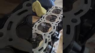 Cylinder head valves Leakdown test / Yamaha fx ho engine repair