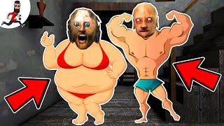 Overweight granny vs Healthy food  funny horror animation Abegi Jo