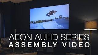  Elite Screens AEON AUHD Projection Screen  Unboxing & Assembly Video