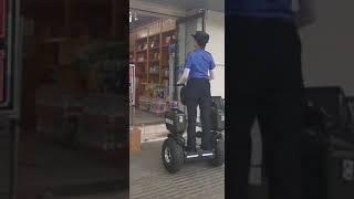 segway police vision electric scooter