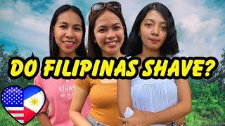Do Filipina Province Girls Shave? (Street Interviews)