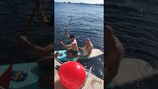 Как мы поехали за продуктами в открытом море #shorts Яхтинг #SUP #путешествия #travel #море