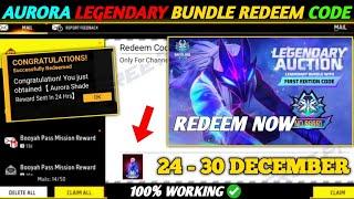 FREE FIRE REDEEM CODE TODAY 24 DECEMBER REDEEM CODE FREE FIRE | FF REDEEM CODE TODAY 24 DECEMBER