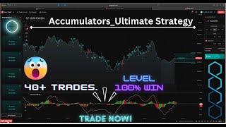 $50_Cents Every 2-Seconds Using Deriv Accumulators.