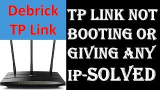 TP Link Router Unbrick | How to Unbrick/Debrick TP Link Router? | Router Recovery from openwrt.