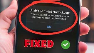 unable to install apps on iPhone iOS 17