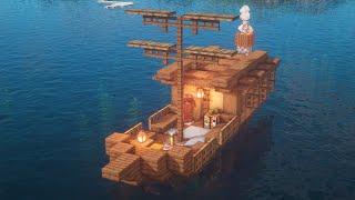 Minecraft: How to Build a Simple Starter Boat House