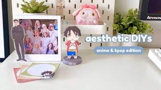 kpop & anime diys para decorar o regalar pt.2 / aesthetic DIY