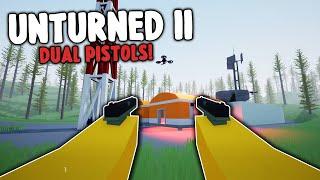 DUAL PISTOLS & NEW SHOOTING DRONE! - Unturned II Devlog 39