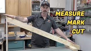 How To Make Common Rafters [Measure, Mark & Cut]