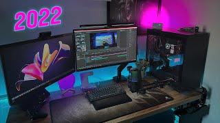 This is Where my Work GETS DONE! 2022 Gaming and Productivity Setup Tour!