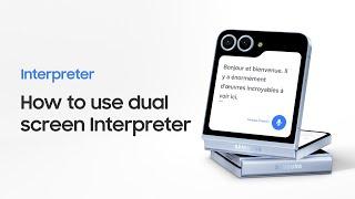 Galaxy Z Flip6: How to use Interpreter with Galaxy Buds3 Pro | Samsung