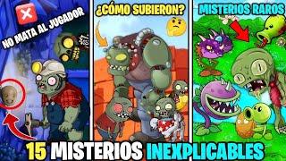 15 Misterios Raros e Inexplicables de Plants VS Zombies Qué No Conocías!! [PVZ]