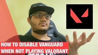 Valorant How to Disable Riot Vanguard When Not Playing the Game | Guide English Subtitle | Malaysia