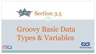 #groovy #striversity c03s05 - Groovy - Basic Data Types and Variables